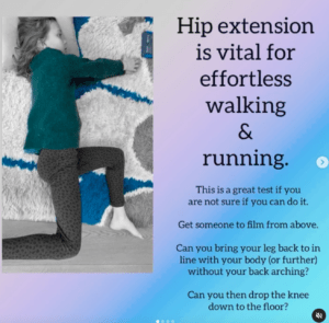 Hip extension test